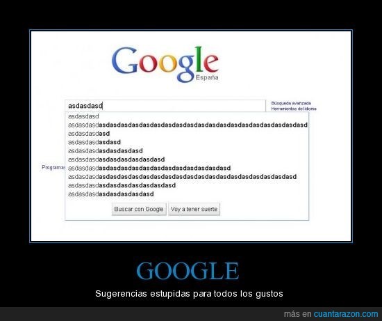 google,sugerencia,estupidez