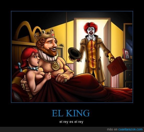 king,rey,mcdonalds,burger king