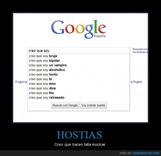 hostias,locos,google