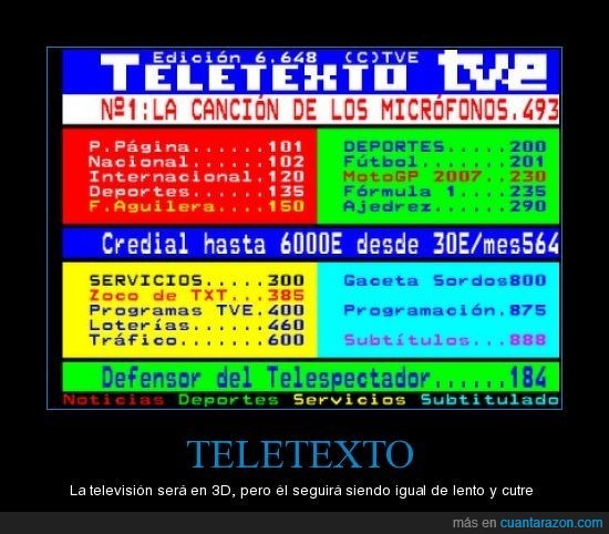 ¡Cuánta Razón! / TELETEXTO