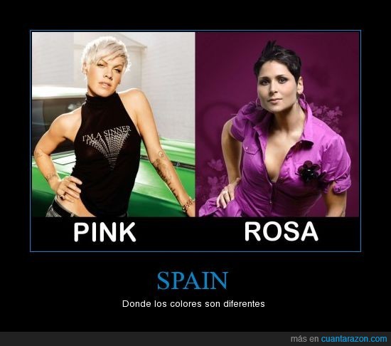 different,pink,rosa,spain
