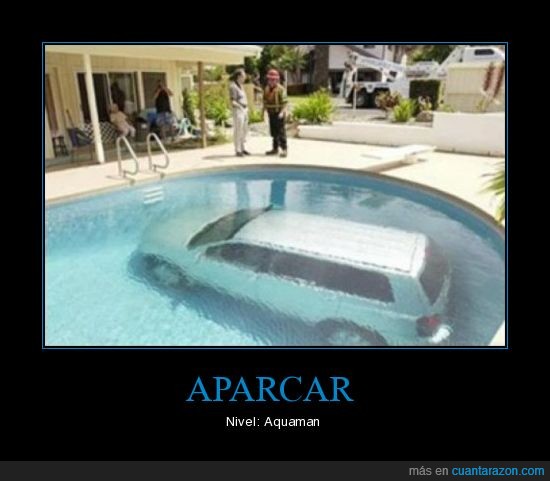 coche,Aquaman,Aparcar,Agua