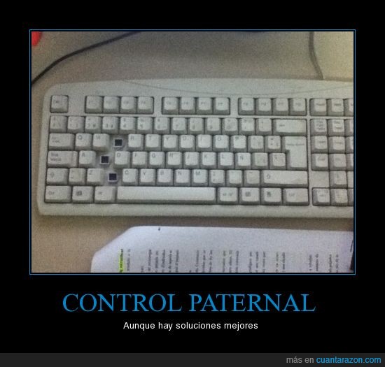 Control paternal,sex,teclado