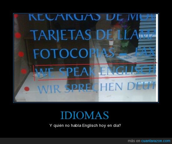 speak,Idiomas,english,englisch