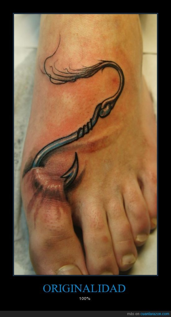 tatuaje,pie,dedo