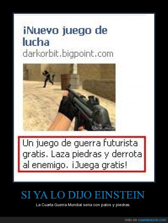 Cuánta razón! / SI YA LO DIJO EINSTEIN Cuánta razón! / SI YA LO DIJO EINSTEIN