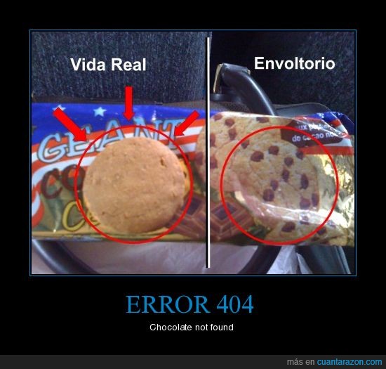 cookies,envoltorio,error 404,galletas,real