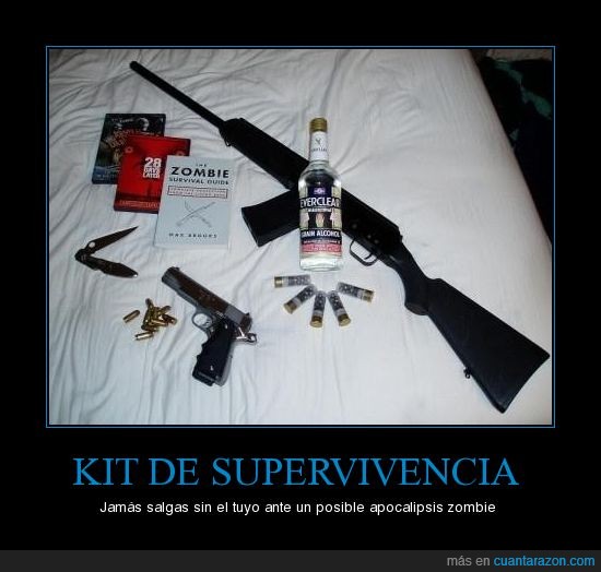 kit,supervivencia,Zombie