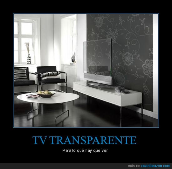 tv,transparente
