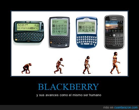 evolución,blackberry