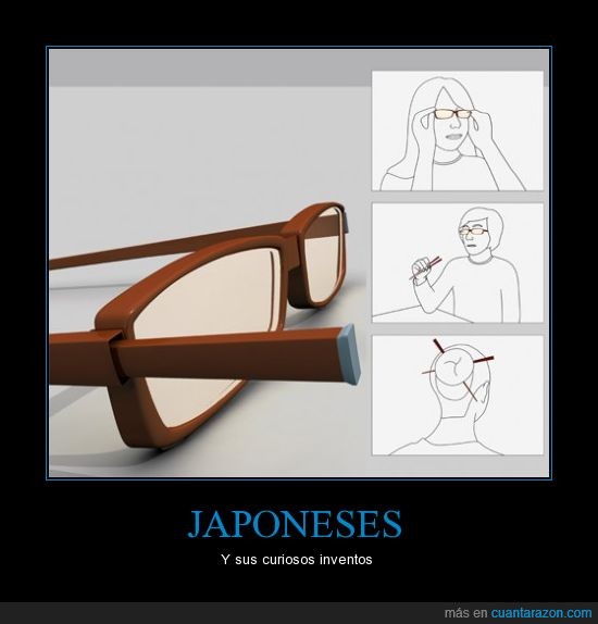 japoneses,inventos,gafas,palillos