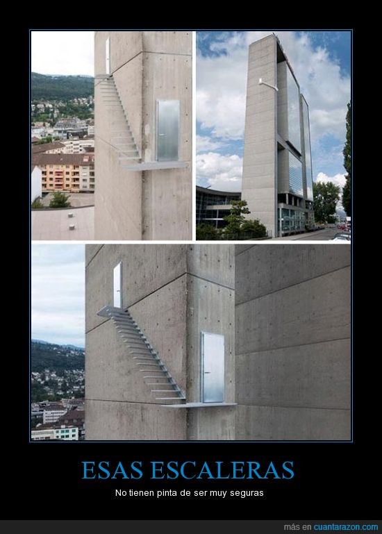 escaleras,suicidio inminente (lol),seguro,edificio