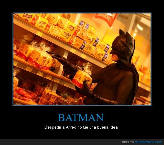 alfred,batman,supermercado