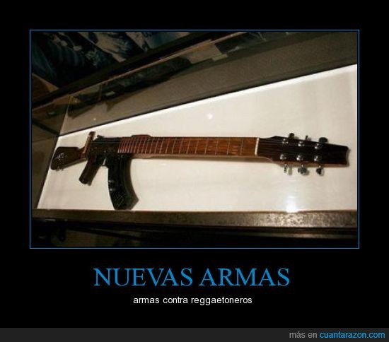 fusil,guitarra,arma