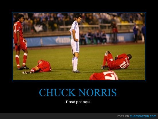 Aquí,Chuck Norris,lesionados,Pasó,rojos