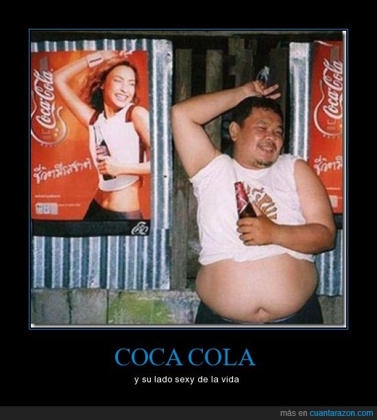 cerveza,barriga,gordo,chica,chico,Coca Cola