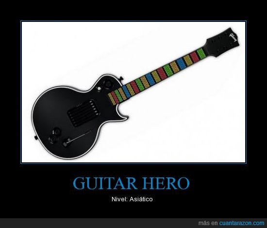 guitar hero,asiático,imposible,guitarra