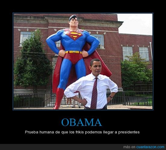 obama,friki,presidente,primer,superman