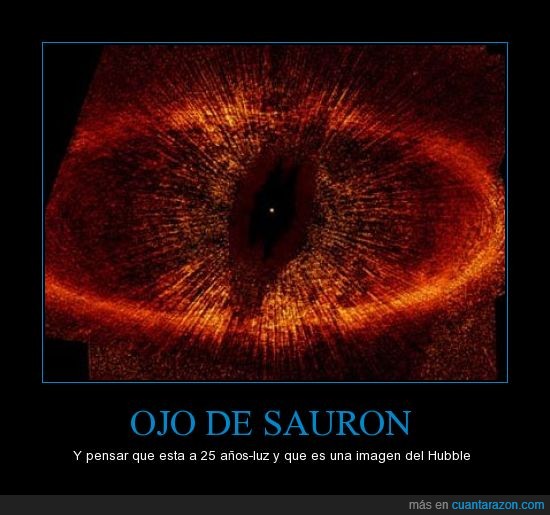 Fomalhaut,Hubble,Ojo de Sauron,Años-luz,Particulas
