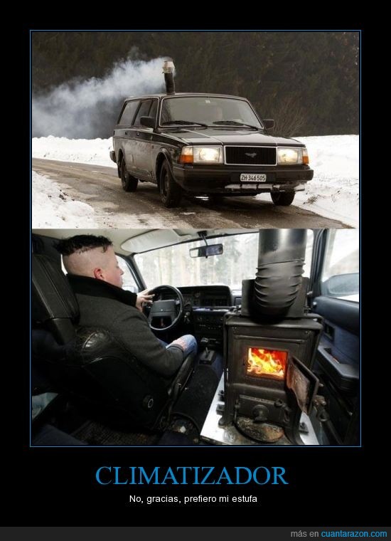estufa,conductor,nieve,fuego,calor,aire fail,coche antugui,no sillon