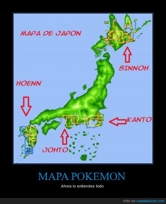 mapa,pokemon,regiones,Japón,isla