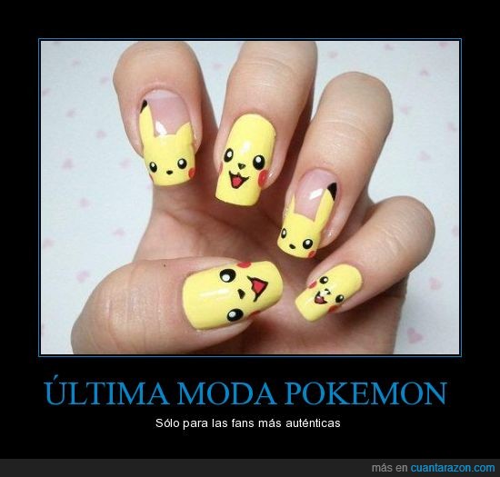 pokemon,pikachu,uña,friki,dedos,manos