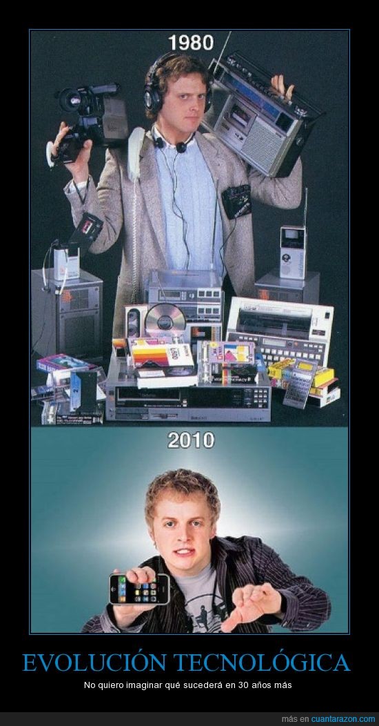 1980,2010,cuanta razon,iphone,moderna,tecnología