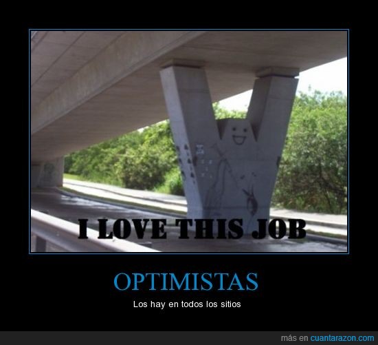 optimistas,haber,todos,sitios,sonrisa,pintura,carretera
