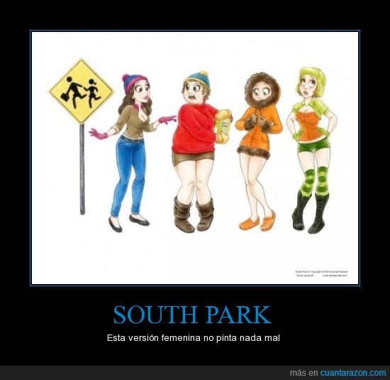 femenina,version,south park