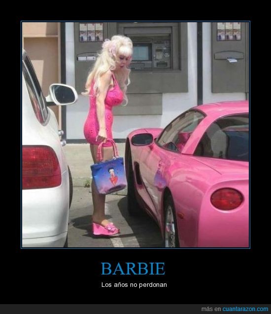 barbie,madurita,rosa,vieja,betty boop,años