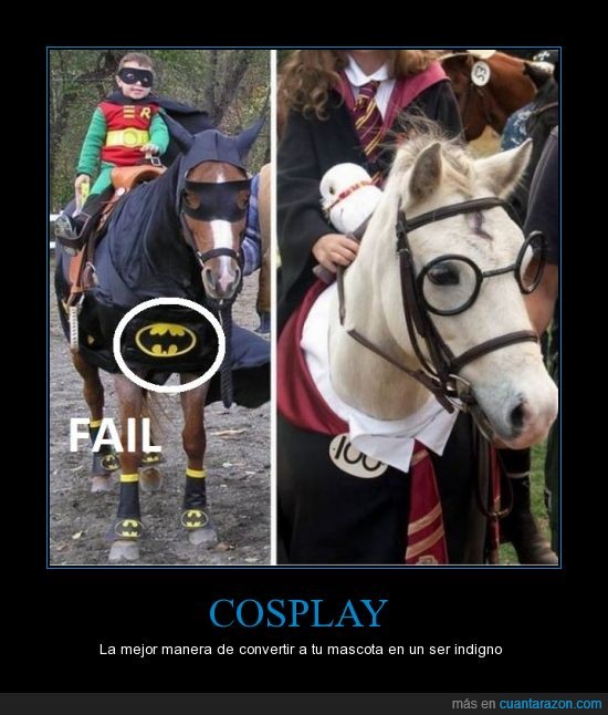 cosplay,animales,caballo,harry potter,batman