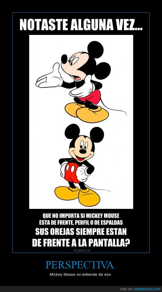 Mickey Mouse,orejas,frente,pantalla,perspectiva