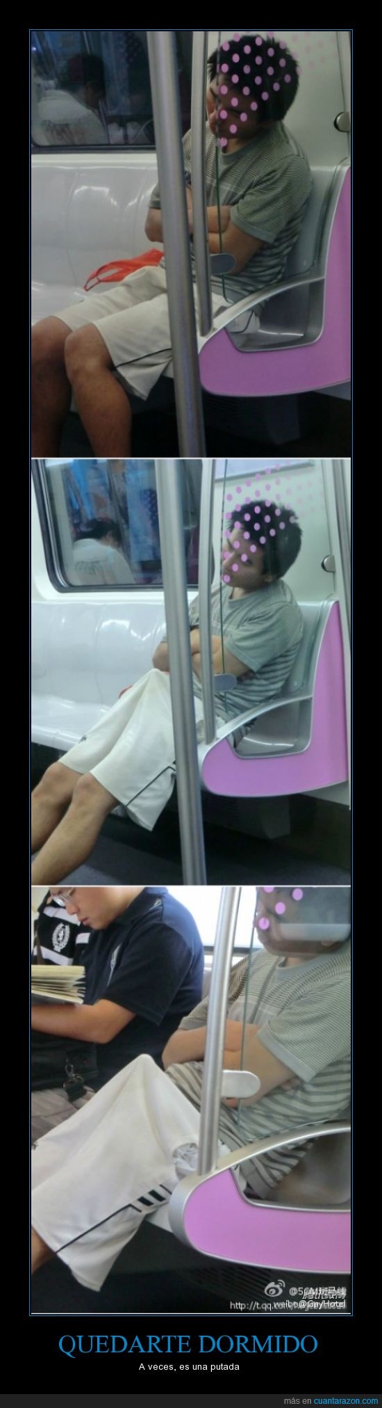 dormido,tio,tienda de campaña,chino,metro
