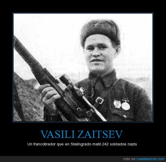 soldados nazis,vassili zaitsev,Stalingrado,francotirador