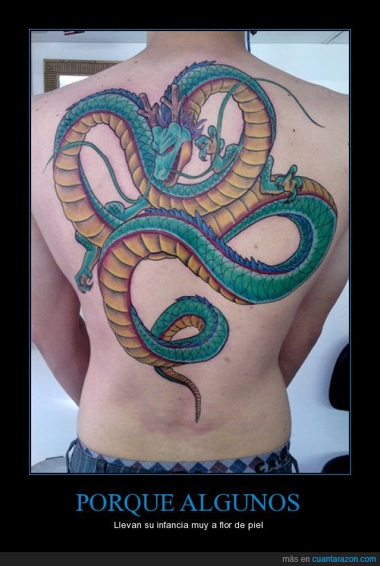 tatuaje,tatoo,dragon ball,shen long