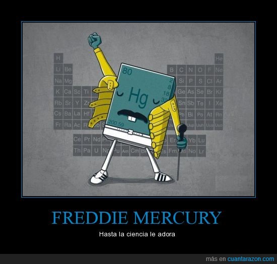 Freddie Mercury,Queen,Química,símbolo