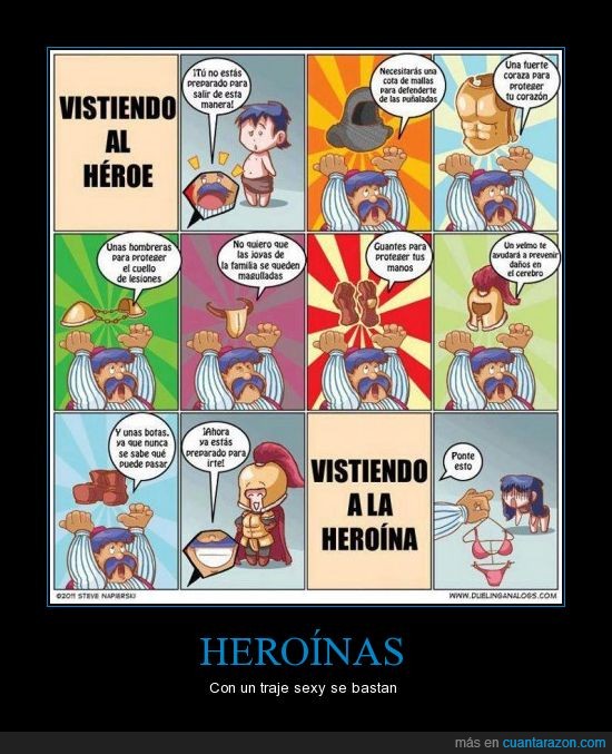 héroes,heroínas,trajes