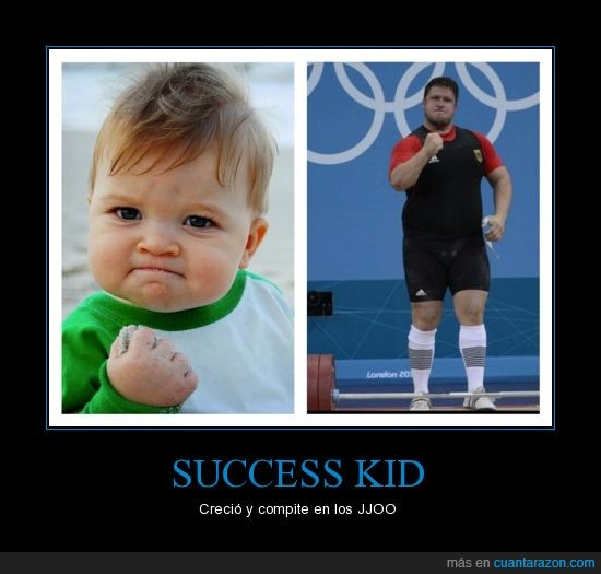 pesas,succes kid,juegos olimpicos,jjoo