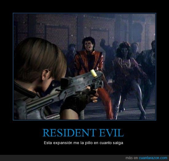 Resident evil,Michael Jackson,thriller,zombie