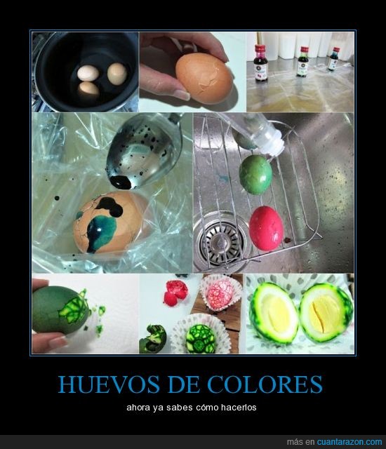 huevos,colores,como,hacer,colorante,verde