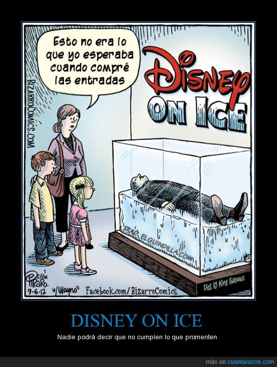 walt disney,congelado,literal,muerto,disney on ice,hielo
