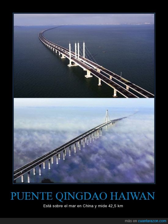 Puente,Mar,Largo,Qingdao Haiwan,China