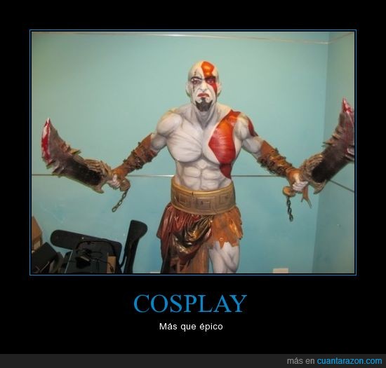 Kratos,cosplay,God of War,épico,realista