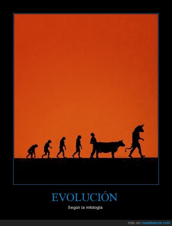 hombre,evolucion,mitologia