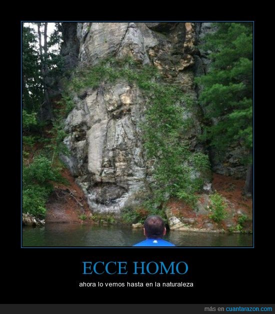 ecce homo,naturaleza,troll,roca