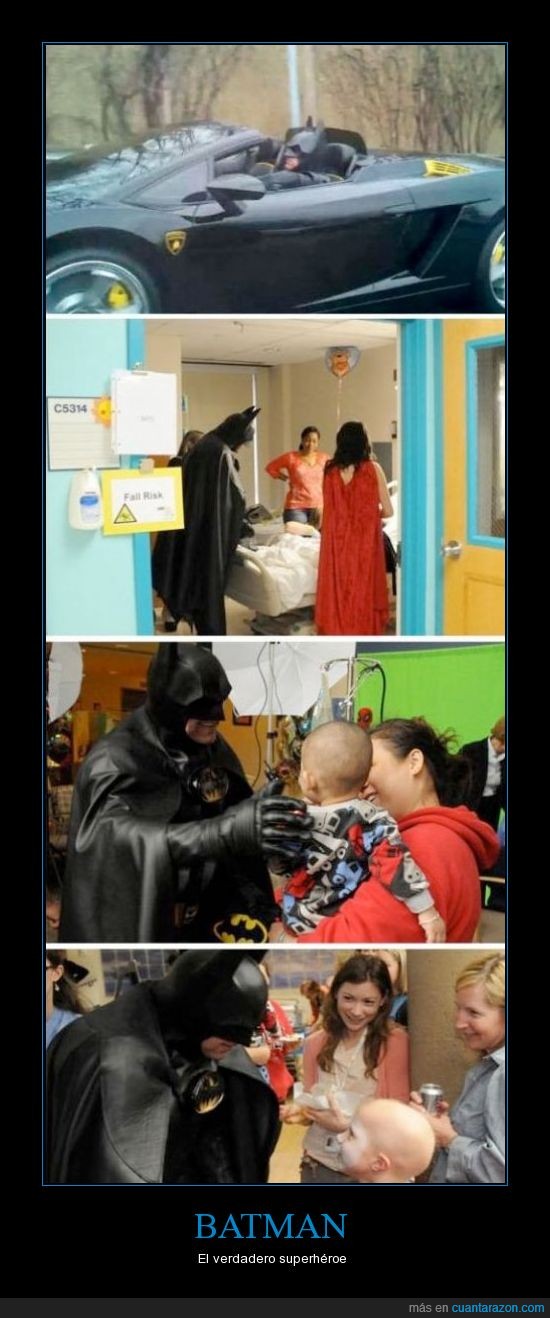 batman,cáncer,fe en la humanidad,niño,superheroe
