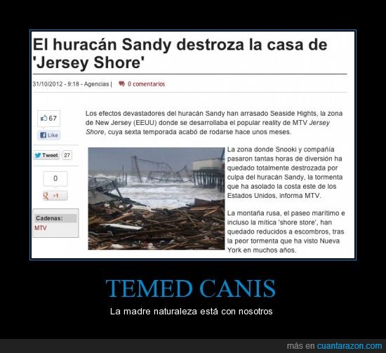 huracán Sandy,jersey shore,canis