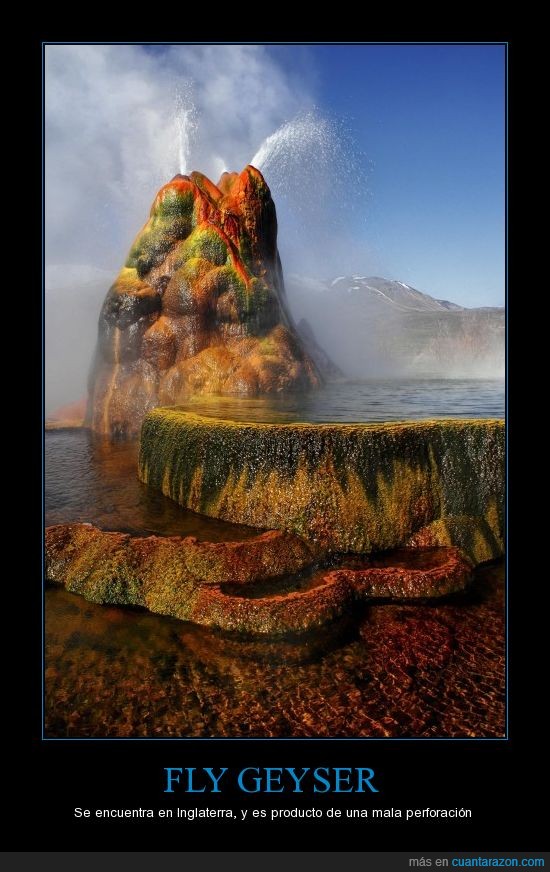 asombroso,geyser,Inglaterra,colorido,acidente
