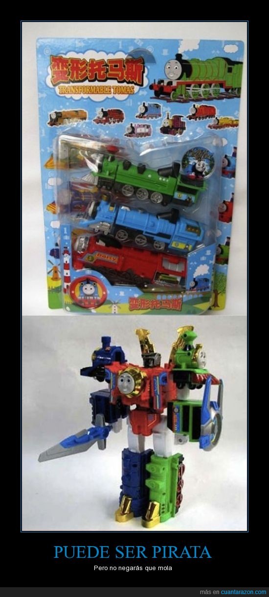 Juguetes piratas de online transformers