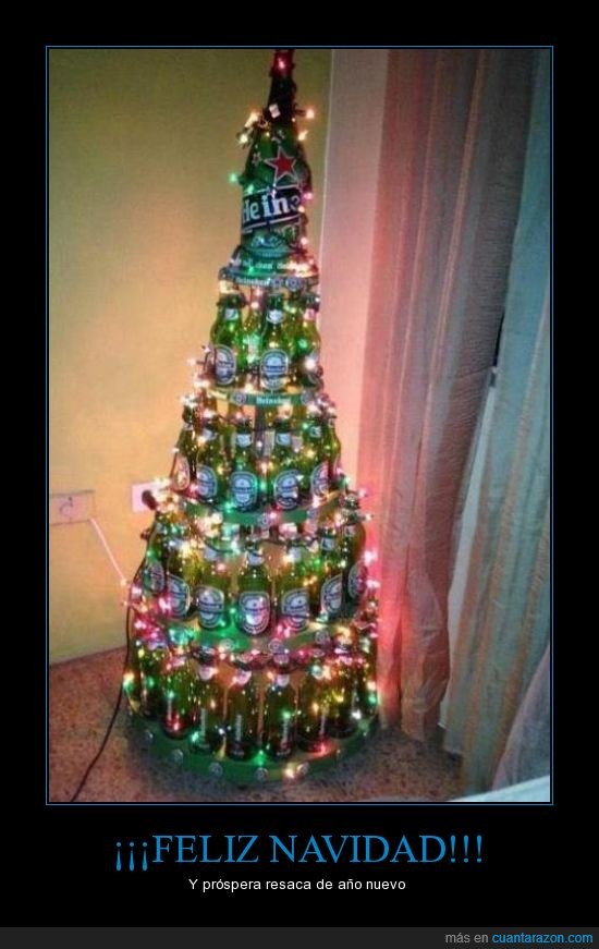 alcohol,cerveza,el árbol perfecto para estas navidades,feliz navidad,heineken,navidades pasadas por alcohol